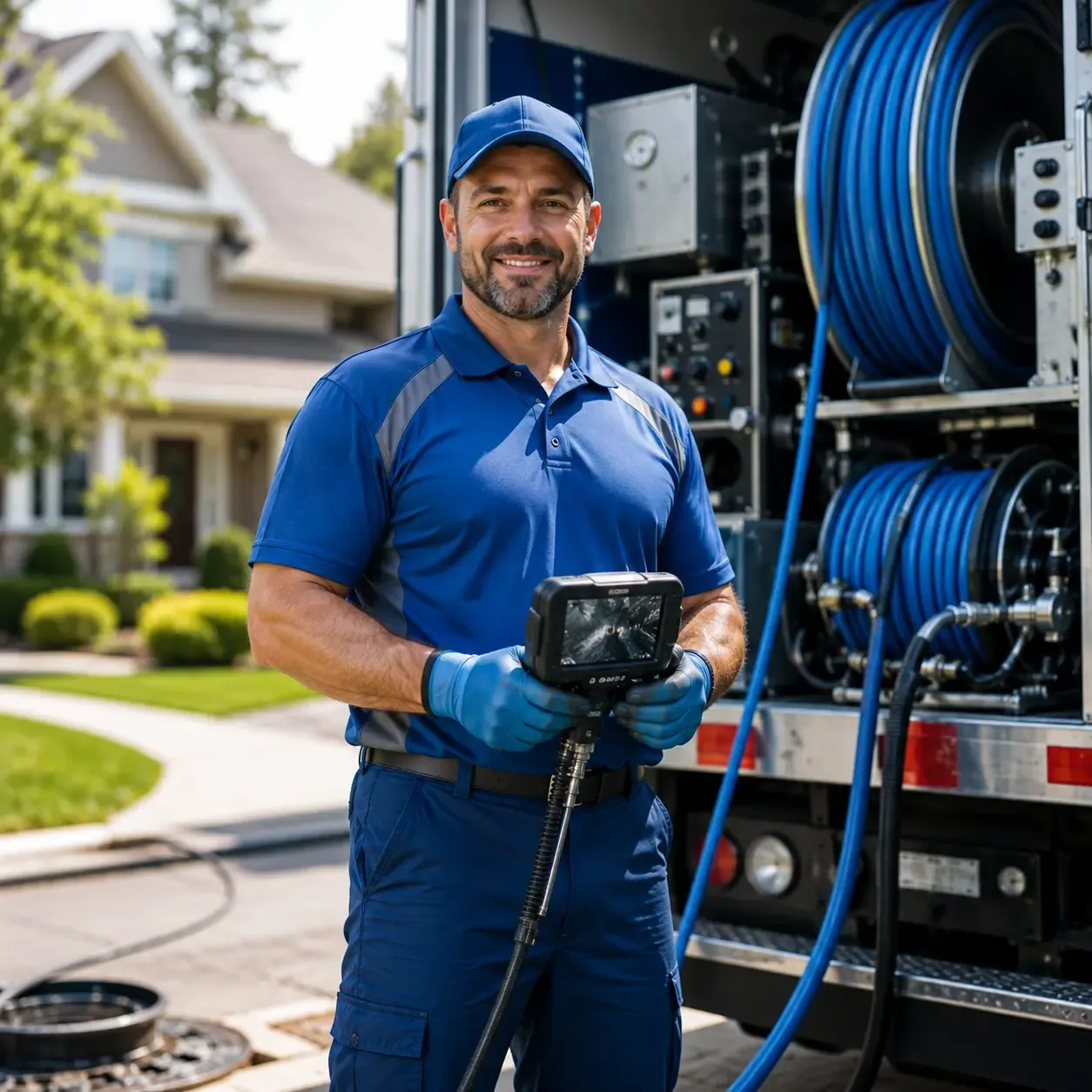 Local outdoor drain cleaning specialists in New Athens, IL